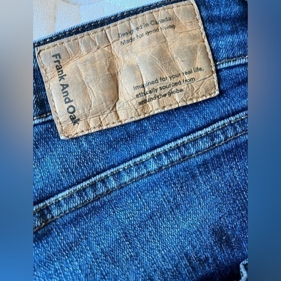 3/$30 _ FRANK AND OAK | The Dylan Slim Denim Pant medium blue wash 36W x 34L‌‌‌‌ - Picture 9 of 12